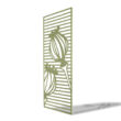 DECO PANEL PUPPY olivazöld  fém panel, dekoratív motívumokkal